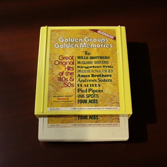 Golden Groups, Golden Memories 8-Track Tapes, Set of 3, Reader's Digest 1980 Pla - Picture 1 of 3